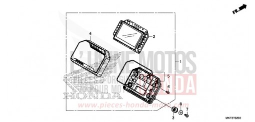 COMPTEUR CBR1000RAH de 2017